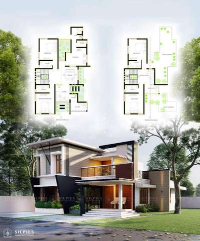 Exterior, Plans Designs by Architect Rijuldas V, Malappuram | Kolo