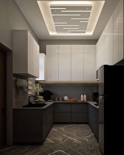 Kitchen, Lighting, Storage Designs by Interior Designer shehzad khan, Delhi | Kolo