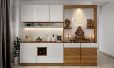 Lighting, Prayer Room, Storage Designs by Contractor Faruq Saifi, Gautam Buddh Nagar | Kolo