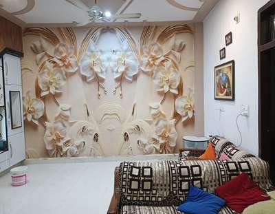 Wall, Furniture, Living Designs by Interior Designer Sahil  Kumar, Delhi | Kolo