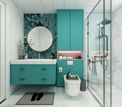 Bathroom Designs by Contractor Wasim Khan, Delhi | Kolo