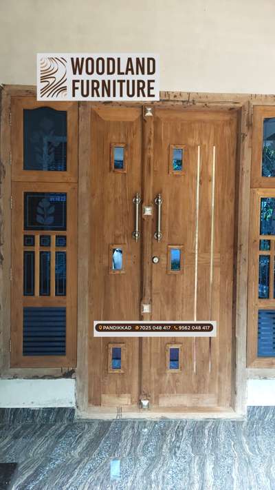 Door Designs by Carpenter Noufal Pandikkad, Malappuram | Kolo