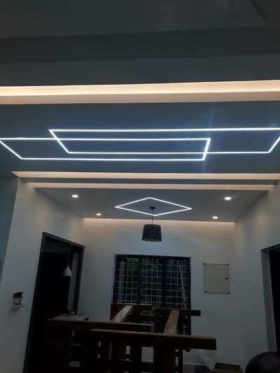 Ceiling, Lighting Designs by Interior Designer Nisson Antony, Kottayam | Kolo