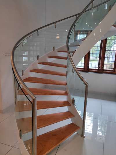 Staircase Designs by Contractor Sidath ks, Ernakulam | Kolo