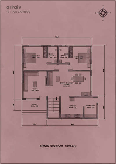 Plans Designs by 3D & CAD Studio Arkaiv, Palakkad | Kolo