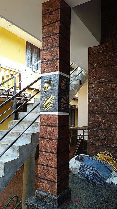 Wall, Staircase Designs by Painting Works Sajith MS, Ernakulam | Kolo
