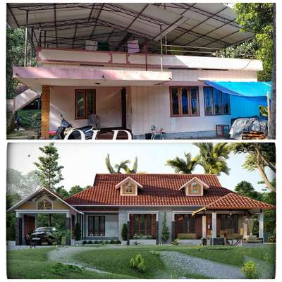 Exterior, Outdoor Designs by Civil Engineer sarath chandran k, Kottayam | Kolo