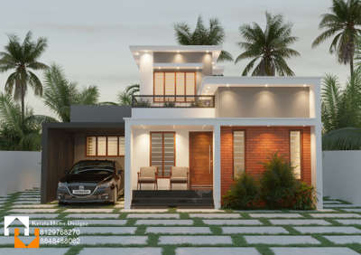 Exterior Designs by Contractor à´µàµ€à´Ÿàµ� à´’à´°àµ� à´¸àµ�à´µà´ªàµ�à´¨à´‚ , Kozhikode | Kolo