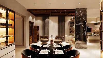 Dining, Furniture, Table, Storage, Lighting Designs by Interior Designer Aakansha  vashistha, Jaipur | Kolo
