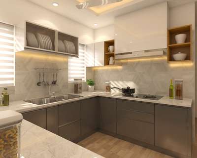 Kitchen, Storage Designs by Interior Designer nanditha  P, Thrissur | Kolo