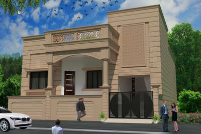 Exterior Designs by 3D & CAD Sahadat Sherani, Jodhpur | Kolo