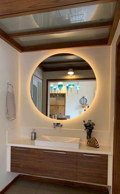 Lighting, Wall, Bathroom Designs by Carpenter Ratheesh Poothanoor, Palakkad | Kolo