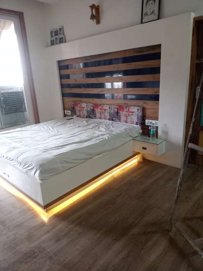 Furniture, Lighting, Storage, Bedroom, Wall Designs by Carpenter Ramesh Suthar, Jaipur | Kolo
