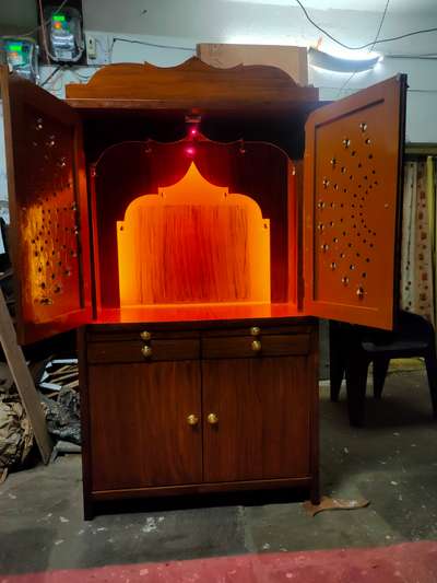 Prayer Room, Storage Designs by Carpenter swapnil sharma, Ujjain | Kolo
