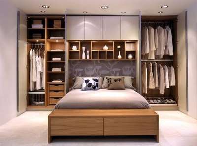 Furniture, Bedroom, Storage Designs by Interior Designer mohd shahid, Delhi | Kolo