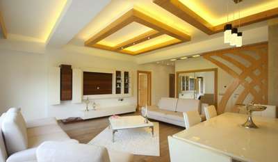 Ceiling, Lighting, Living, Furniture, Table Designs by Civil Engineer Raj Singatiya, Indore | Kolo