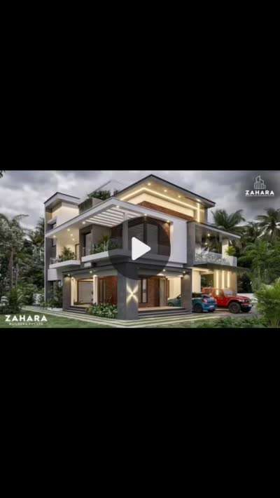Exterior Designs by Contractor Zahara Builders, Ernakulam | Kolo