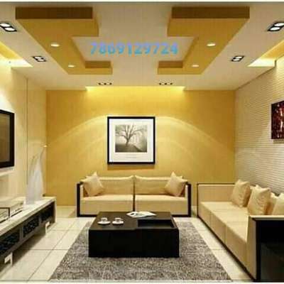 Ceiling, Furniture, Lighting, Living Designs by Building Supplies baba POP DOOR s DOOR, Indore | Kolo