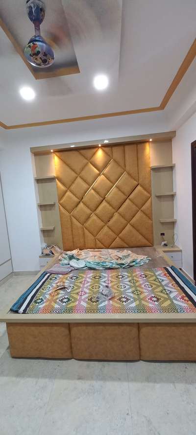 Bedroom, Furniture, Lighting, Storage, Wall Designs by Carpenter Asif  Ali, Ghaziabad | Kolo