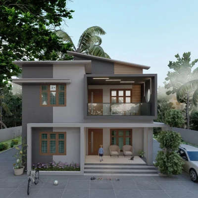 Exterior Designs by Civil Engineer Sofiya Simon P, Thrissur | Kolo