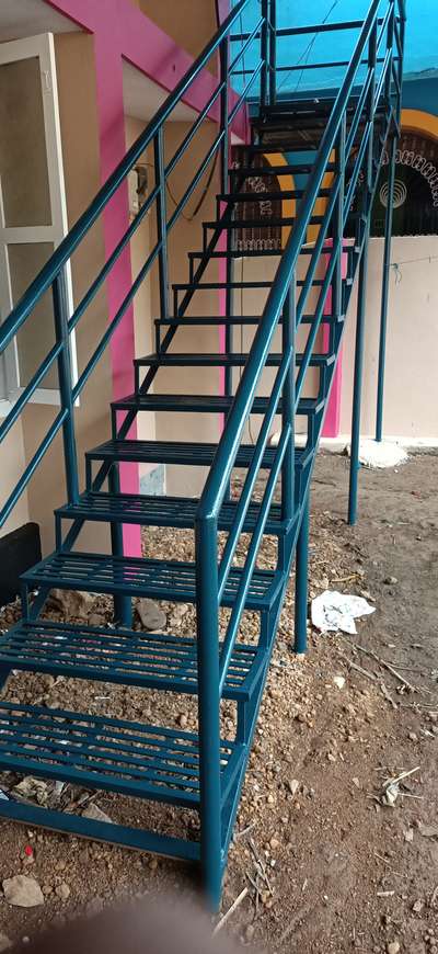 Staircase Designs by Contractor ROY GEORGE, Pathanamthitta | Kolo