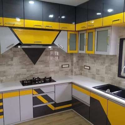 Kitchen, Lighting, Storage Designs by Carpenter Shamim Saifi, Bulandshahr | Kolo