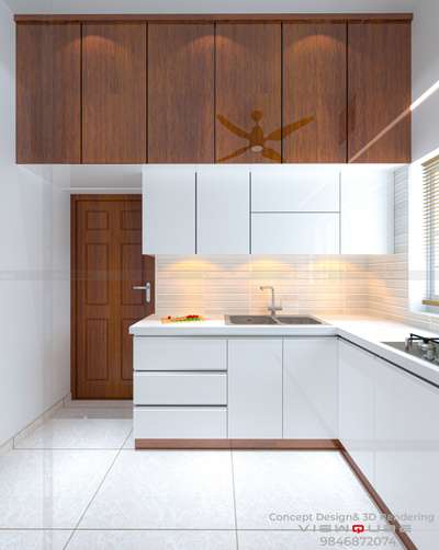 Kitchen, Storage Designs by 3D & CAD ViewQube Design Studio, Thrissur | Kolo