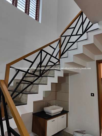 Staircase, Bathroom Designs by Interior Designer ahan  interiors , Thrissur | Kolo