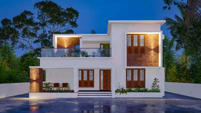 Exterior, Lighting Designs by 3D & CAD ODS Online Drawing Studio, Palakkad | Kolo