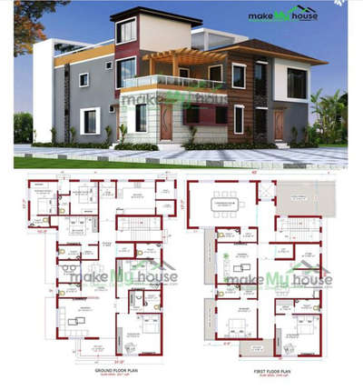 Exterior, Plans Designs by Architect Arjun Ginare, Indore | Kolo