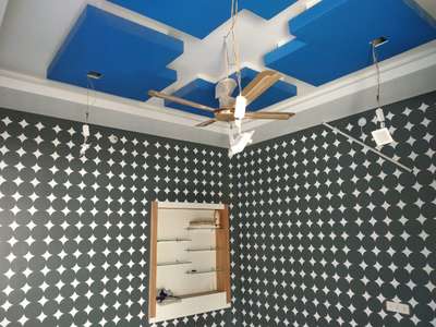 Ceiling, Wall, Storage Designs by Painting Works Mohamed khalid, Sikar | Kolo
