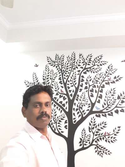 Wall Designs by Painting Works Manoharan V, Palakkad | Kolo