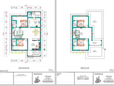 Plans Designs by Civil Engineer Dr NAFEESATHUL MIZRIYA MINHAJ BUILDERS, Thrissur | Kolo
