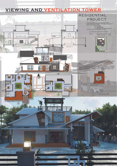 Exterior, Plans Designs by Architect Salih Ck, Malappuram | Kolo