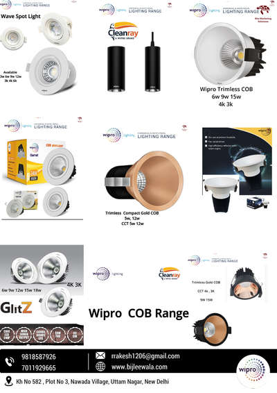 Wipro Lighting  Range of Products | Kolo