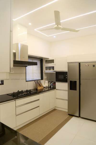Kitchen, Lighting, Storage Designs by Civil Engineer Thararaj Babu, Kozhikode | Kolo
