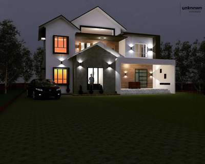Exterior, Lighting Designs by Architect UNKNOWN CONCEPTS, Thrissur | Kolo