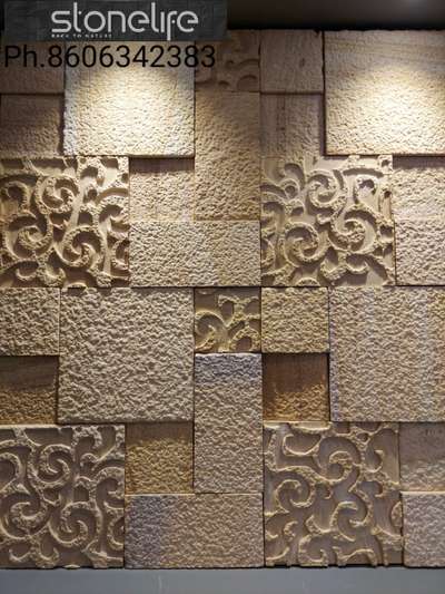 Wall Designs by Building Supplies Saritha  Pradeep, Malappuram | Kolo