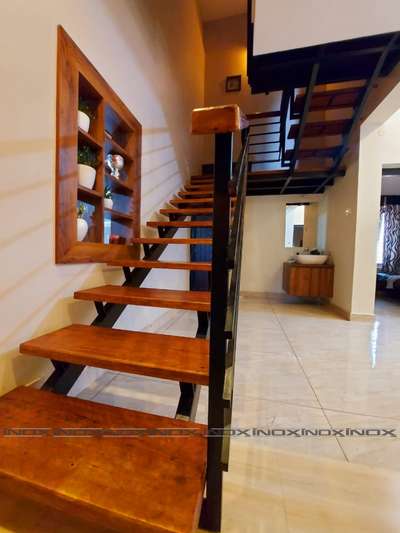 Dining, Storage, Flooring, Staircase Designs by Contractor INOX GLASS EXPERTS, Malappuram | Kolo