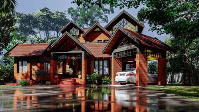 Exterior Designs by Civil Engineer Nishad Nishu, Malappuram | Kolo