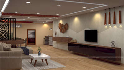 Living, Lighting, Furniture, Table, Storage Designs by Interior Designer southside Decors, Kollam | Kolo