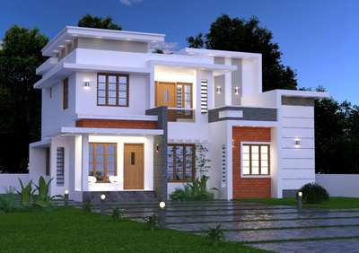 Exterior Designs by Civil Engineer Nidhin cv, Thrissur | Kolo