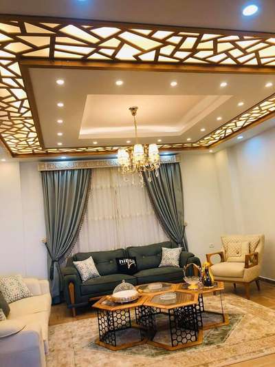 Ceiling, Furniture, Living, Lighting, Table Designs by Architect Purushottam Saini, Jaipur | Kolo