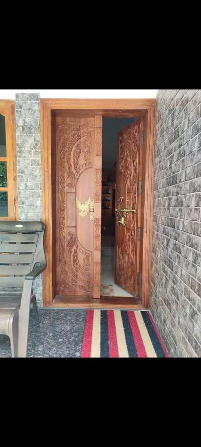 Door Designs by Carpenter Ramesh MR, Kottayam | Kolo