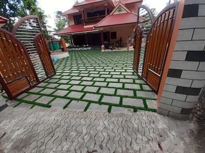 Exterior, Outdoor Designs by Painting Works Sarath Vs, Pathanamthitta | Kolo