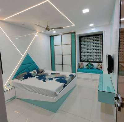 Ceiling, Furniture, Lighting, Storage, Bedroom Designs by Architect Naveen Pratap, Gautam Buddh Nagar | Kolo