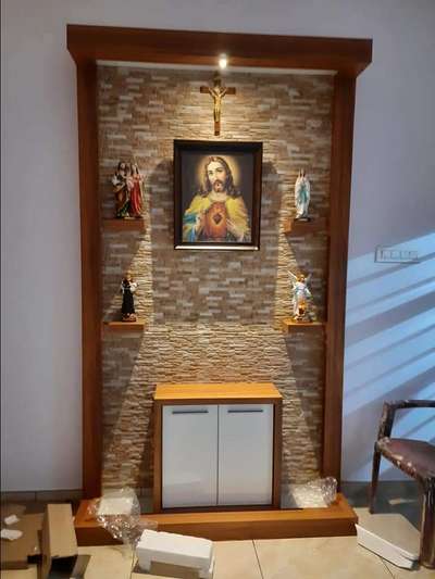Prayer Room, Storage Designs by Interior Designer Kerala modular kitchen and interior, Alappuzha | Kolo