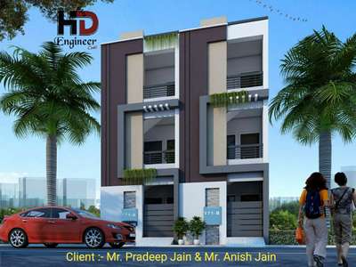 Exterior Designs by 3D & CAD Sheikh bar, Indore | Kolo