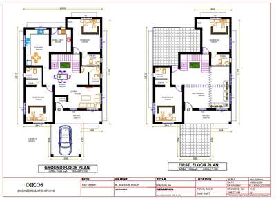 Plans Designs by Civil Engineer Lipin Luckose, Kollam | Kolo