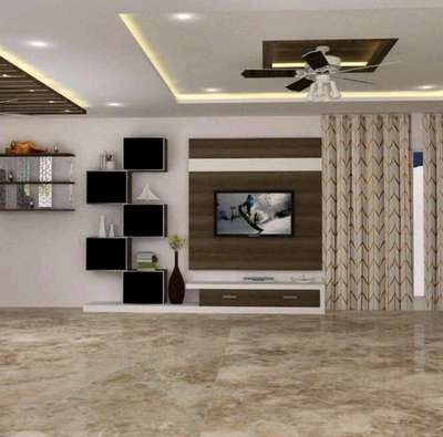 Flooring, Lighting, Living, Storage, Ceiling Designs by Carpenter mohd arif, Pathanamthitta | Kolo